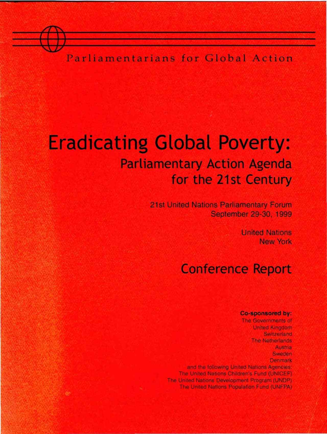 21st United Nations Parliamentary Forum - September 29-30, 1999