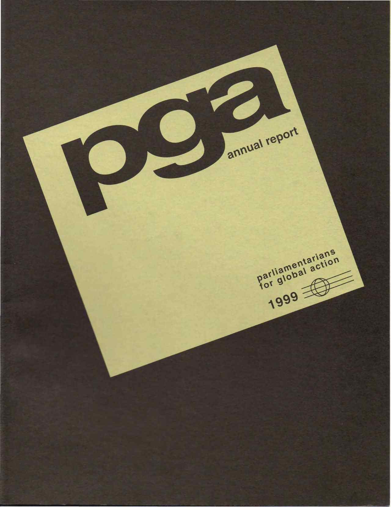1999 Annual Report - Parliamentarians for Global Action