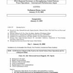 Agenda: PGA Regional Seminar on Strengthening United Nations Peace Operations – International Parliamentary Input (January 2002)