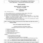 Agenda: Egyptian People's Assembly - PGA Regional Seminars on Strengthening United Nations Peace Operations (Feb. 2002)