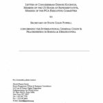 Letter of Congressman Dennis Kucinich to Secretary of State Colin Powell