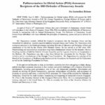 PGA Announces Recipients of the 2003 Defender of Democracy Awards