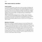 H V Ross Robertson proposed a draft code of conduct for members of Parliament
