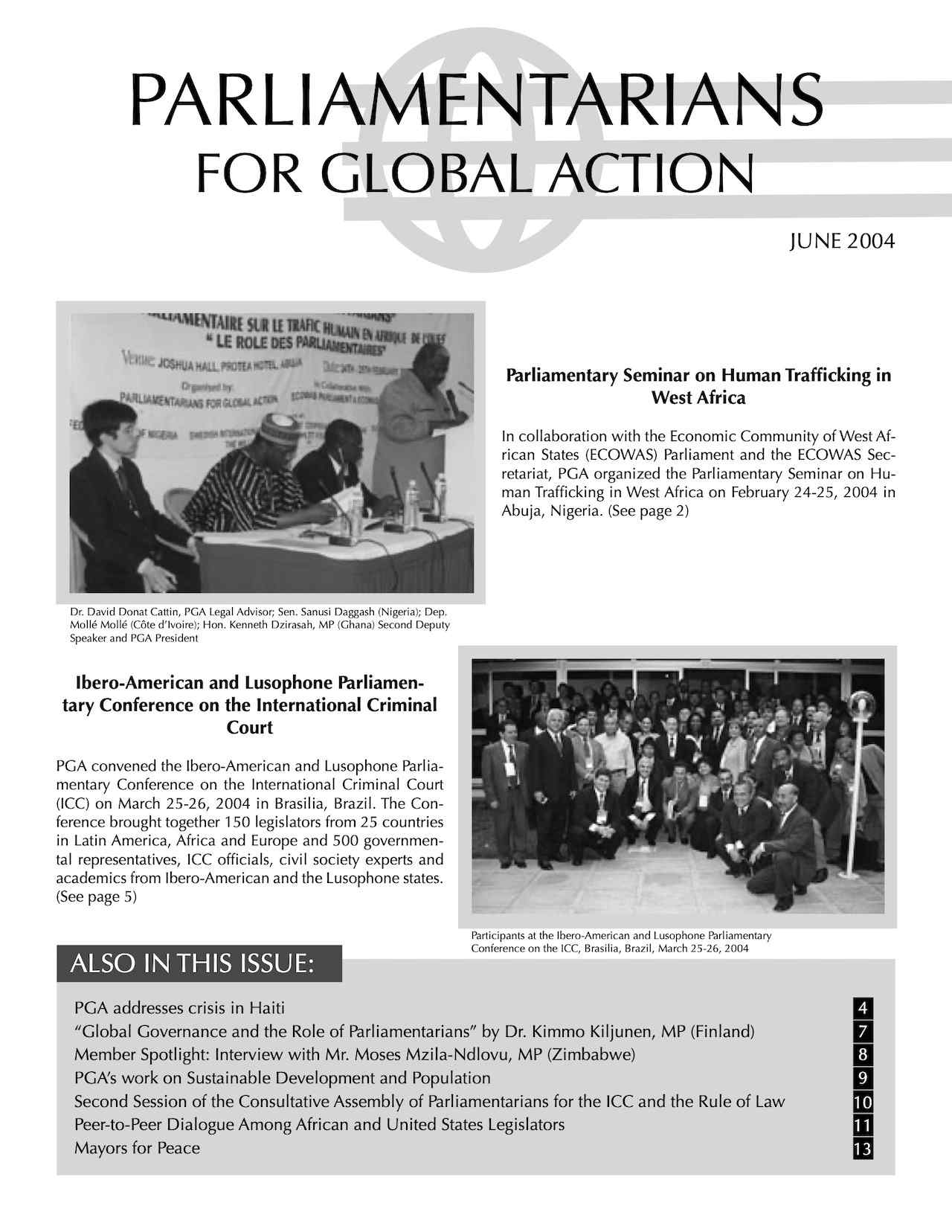 PGA Newsletter (June 2004)