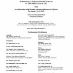 List of Participants: Sub-Regional South Asian Parliamentary Seminar on HIV/AIDS
