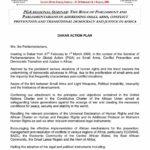 Dakar Plan of Action (Mar. 2006)