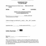 Credit Card Authorization Form (2007)