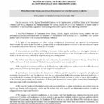 PGA Freetown Parliamentary Statement On The Situation In Kenya (Jan. 2008)
