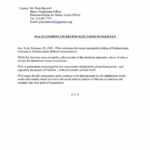 PGA Statement on Elections in Pakistan (Feb. 2008)