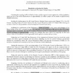 Resolution on Justice for Darfur