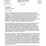 Letter of Parliamentarians to US President on situation in Sudan