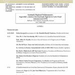 Agenda: Seminario Regional Parlamentario Seguridad y Justicia Internacional: Papel de la Corte Penal Internacional (CPI)