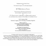 List of Participants: 30th PGA Annual Forum (Oct. 2008)