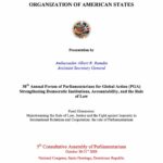 Presentation by Ambassador Albert R. Ramdin (Oct. 2008)