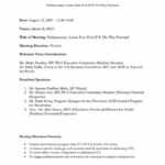 Agenda: Parliamentary Action Post-ICAAP 8: The Way Forward (Aug. 2009)