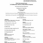 List of Participants: PGA 31st Annual Parliamentary Forum