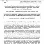 Processus de l’adoption de proposition de loi de mise en oeuvre du Statut de Rome au parlement de la République Démocratique du Congo (RDC)