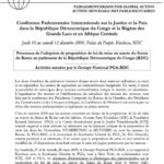 Processus de l’adoption de proposition de loi de mise en oeuvre du Statut de Rome au parlement de la République Démocratique du Congo (RDC)