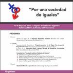 Programa: Por una sociedad de iguales (May 2011)