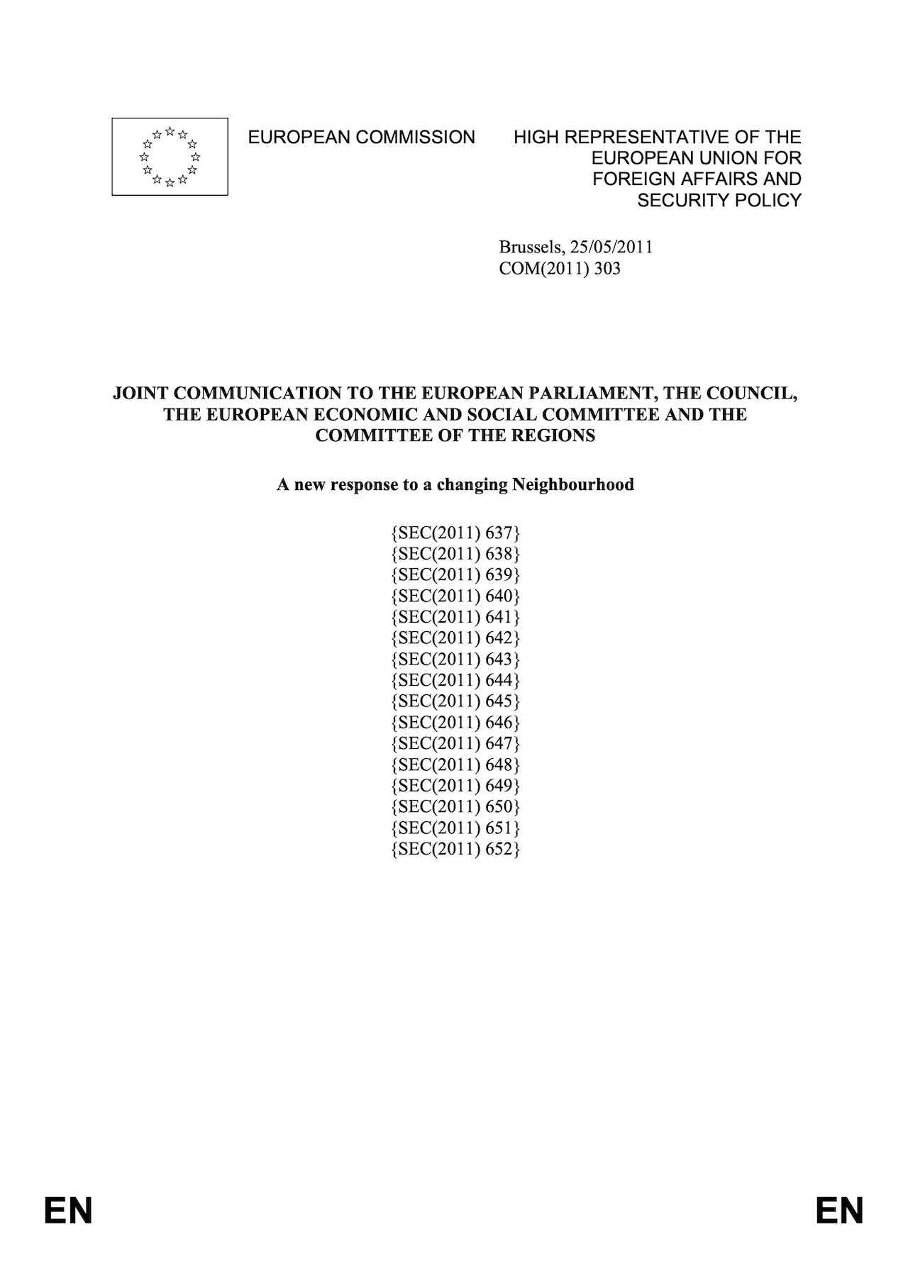 A new response to a changing Neighbourhood