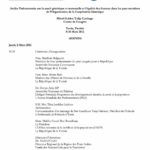 Agenda: Atelier Parlementaire sur la santé génésique et maternelle et l’égalité des femmes dans les pays membres de l’Organisation de la Coopération Islamique