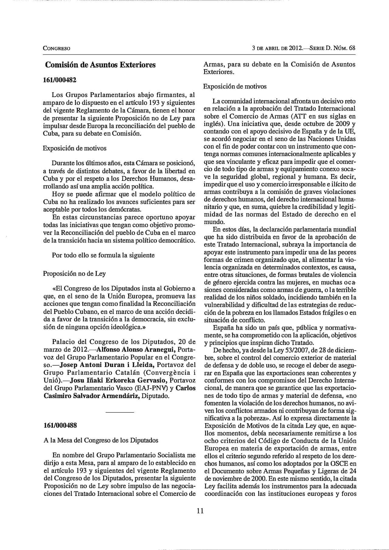 Comisión de Asuntos Exteriores