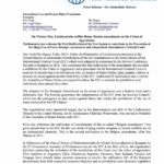 Liechtenstein ratifies Rome Statute amendment on the Crime of Aggression (May 2012)