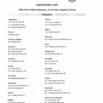 List of Participants: Fifth IPCI/ICPD Conference (May 2012)