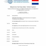 Agenda: Making the Arms Trade Treaty a Reality – The Role of Legislators (Jul. 2012)