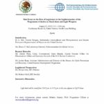 Agenda: Side Event on the Role of Legislators in the Implementation of the Programme of Action on Small Arms and Light Weapons
