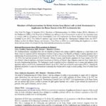 Members of Parliamentarians for Global Action from Malawi call on their Government to implement the Rome Statute of the ICC in domestic law