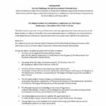 Agenda: Current Challenges for the International Criminal Court