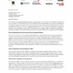 Letter of NGOs to President Barack Obama on Situation in Congo (Dec. 2012)