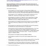 European Parliament resolution of 13 December 2012 on the annual report Human Rights and Democracy in the World 2011