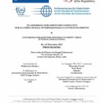 Agenda: Vii Assemblea Parlamentare Consultiva Per La Corte Penale Internazionale E Lo Stato Di Diritto