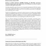 Citation du Député Boubacar DIARRA Président de PGA-Mali par rapport à l’Ouverture d’une enquête concernant les crimes de guerre commis au Mali
