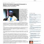 Ibrahim Sorie Kamara appointed Ambassador to Belgium and the European Union