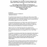 Remarks by H.E. Ambassador Peter Woolcott on the Arms Trade Treaty