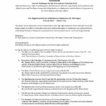Agenda: Current Challenges for the International Criminal Court
