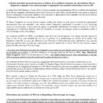 PGA se félicite de la reddition volontaire du chef militaire Bosco Ntaganda
