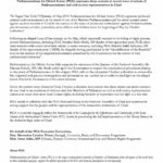 PGA expresses deep concern at recent wave of arrests of Parliamentarians and civil society representatives in Chad