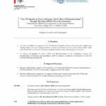 Agenda: Strategic Meeting of PGA’s Executive Committee