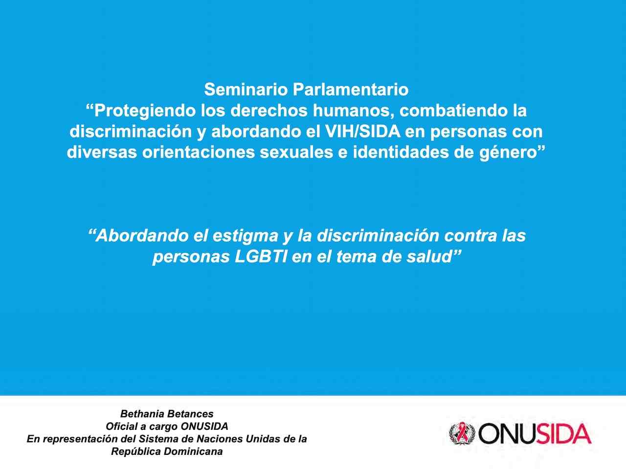 Presentaction: Bethania Betances