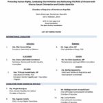 List of Participants: Addressing HIV/AIDS