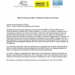 Mesa de Discusión Siria y Tratado de Comercio de Armas