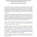 Meeting Organized by Helmut Scholz: The Kampala Amendments on the Crime of Aggression