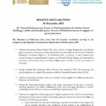 Bogota Declaration (Dec. 2013)