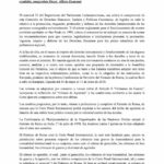 Palabras pronunciadas en la comisión de D.D.H.H del Parlatino por el Presidente de dicha comisión, congresista Oscar Alfaro Zamonar